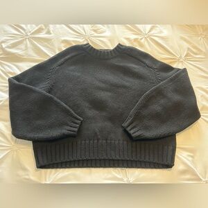 black gap knit sweater